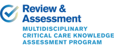 Multidisciplinary Critical Care Knowledge Assessment Program