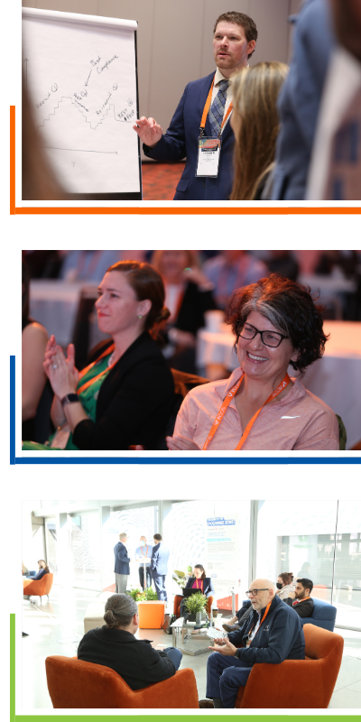 Critical Care Congress attendees engage at the event.