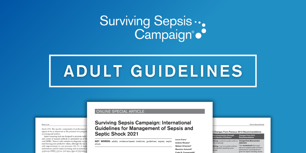 Surviving Sepsis Campaign Adult Guidelines